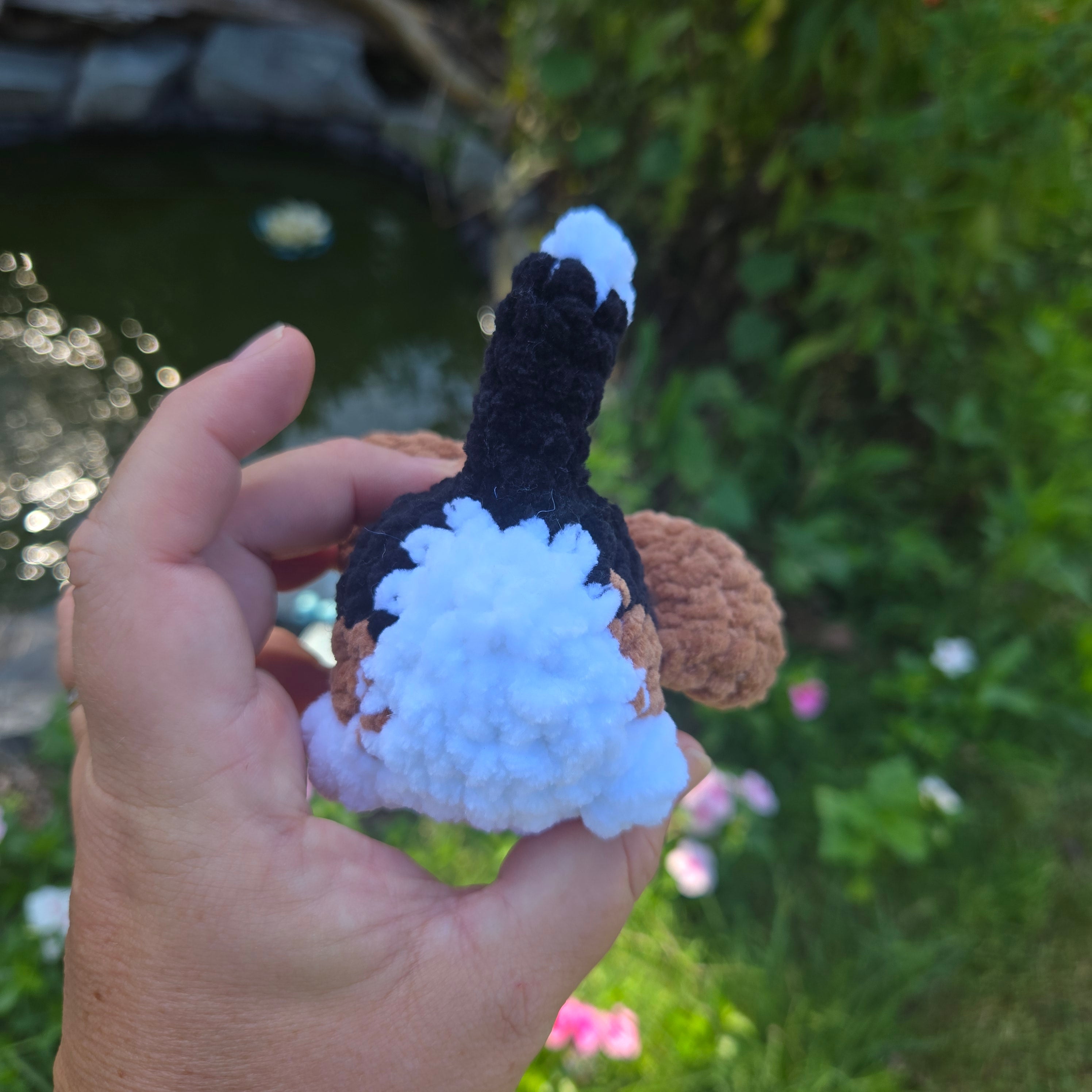 Custom Crochet Dog Plush, Pocket Pup Amigurumi Stuffed Animal, Breed Colors Handmade Toy