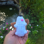 Custom Crochet Dog Plush, Pocket Pup Amigurumi Stuffed Animal, Breed Colors Handmade Toy