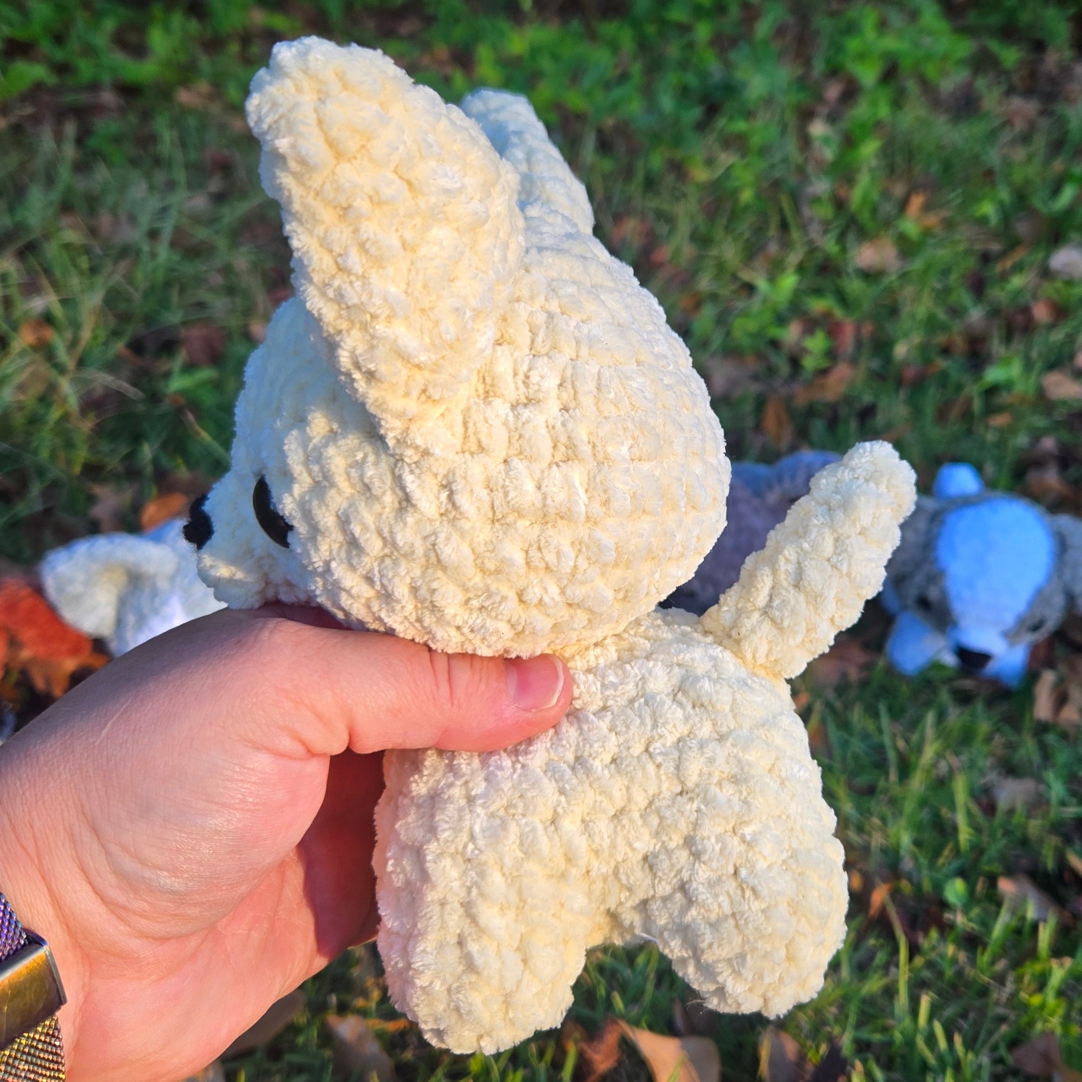 Crochet Dog Plush Toy: Customizable Amigurumi Puppy, Floppy or Pointed Ears
