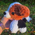 Crochet Dog Plush Toy: Customizable Amigurumi Puppy, Floppy or Pointed Ears