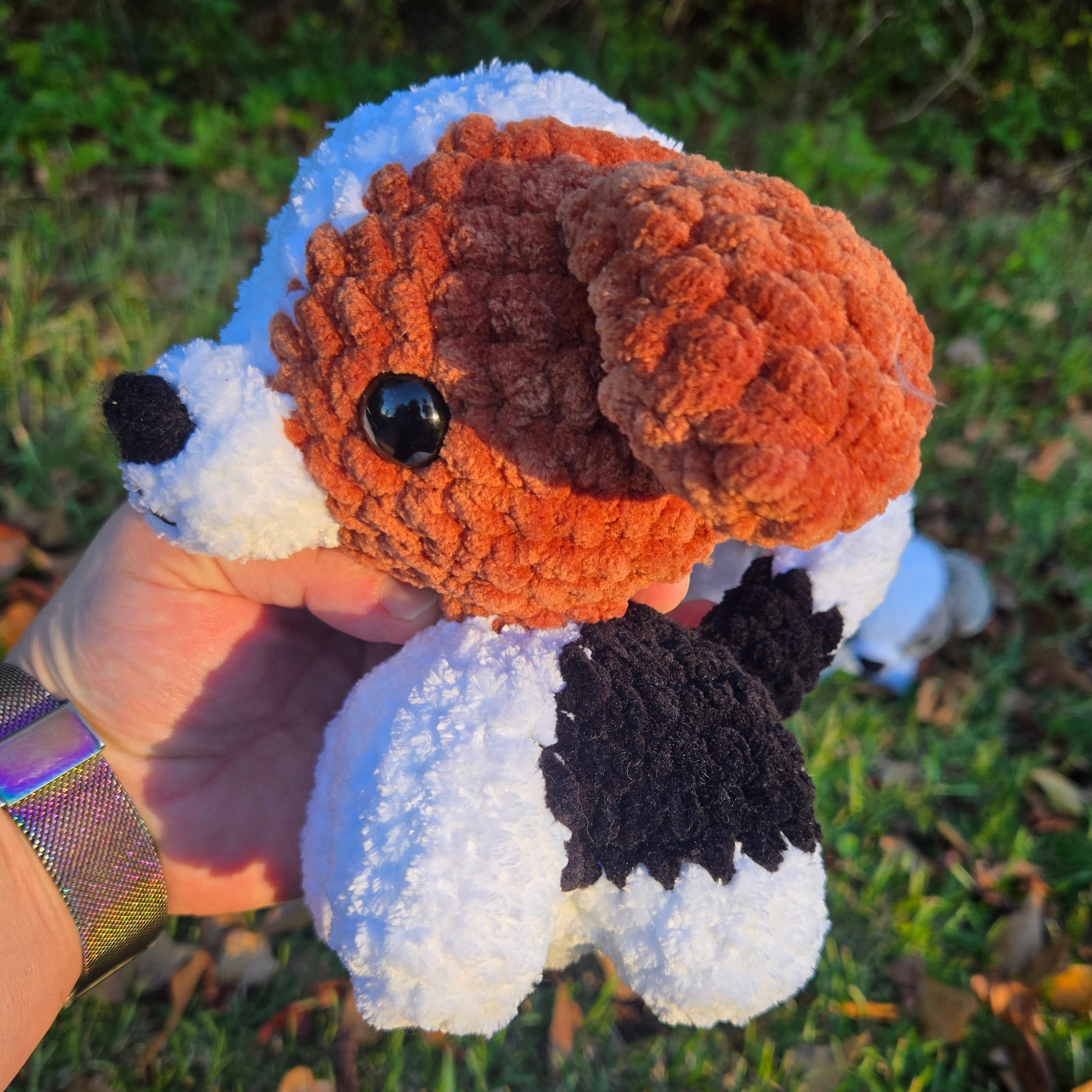 Crochet Dog Plush Toy: Customizable Amigurumi Puppy, Floppy or Pointed Ears