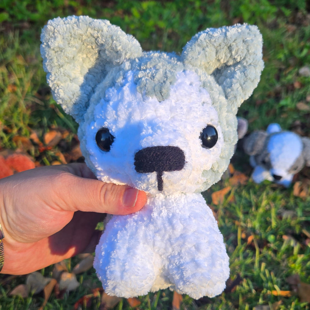 Crochet Dog Plush Toy: Customizable Amigurumi Puppy, Floppy or Pointed Ears
