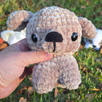 Crochet Dog Plush Toy: Customizable Amigurumi Puppy, Floppy or Pointed Ears