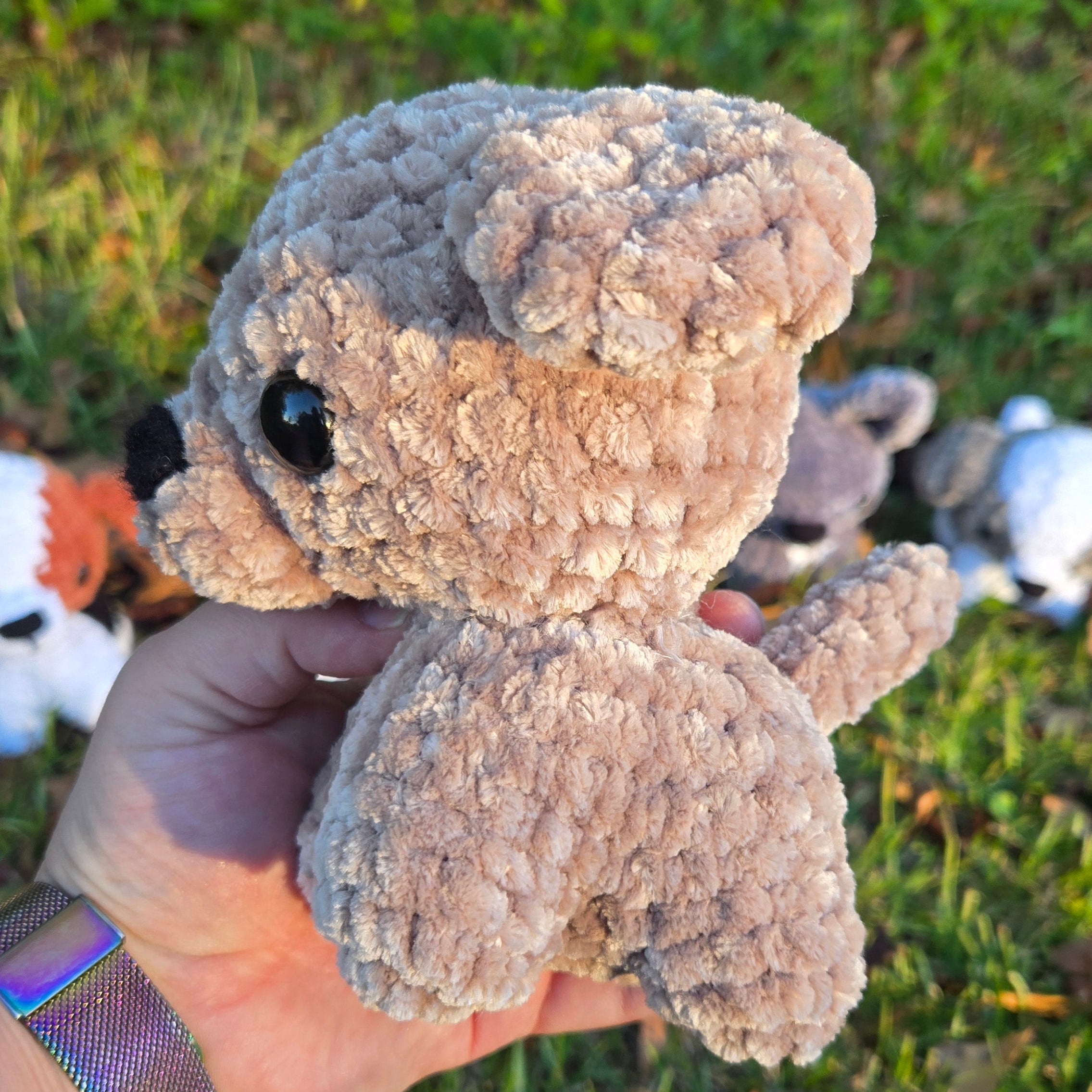 Crochet Dog Plush Toy: Customizable Amigurumi Puppy, Floppy or Pointed Ears