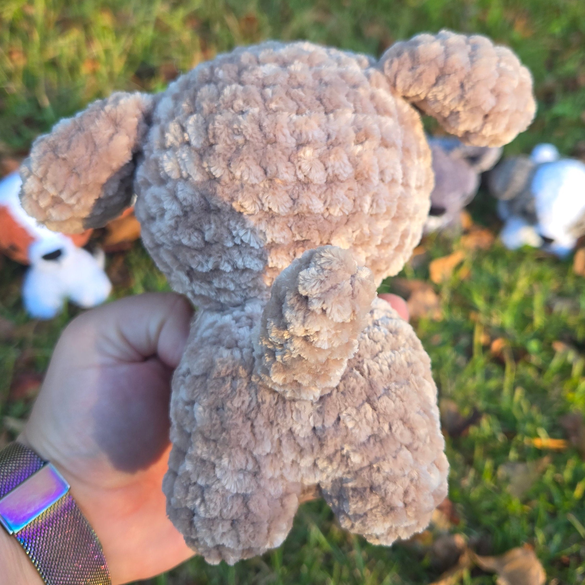 Crochet Dog Plush Toy: Customizable Amigurumi Puppy, Floppy or Pointed Ears