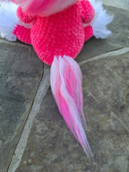 Custom Crochet Horse Plush Handmade Stuffed Animal Choose Colors Sizes Personalized Horse Toy Gift.