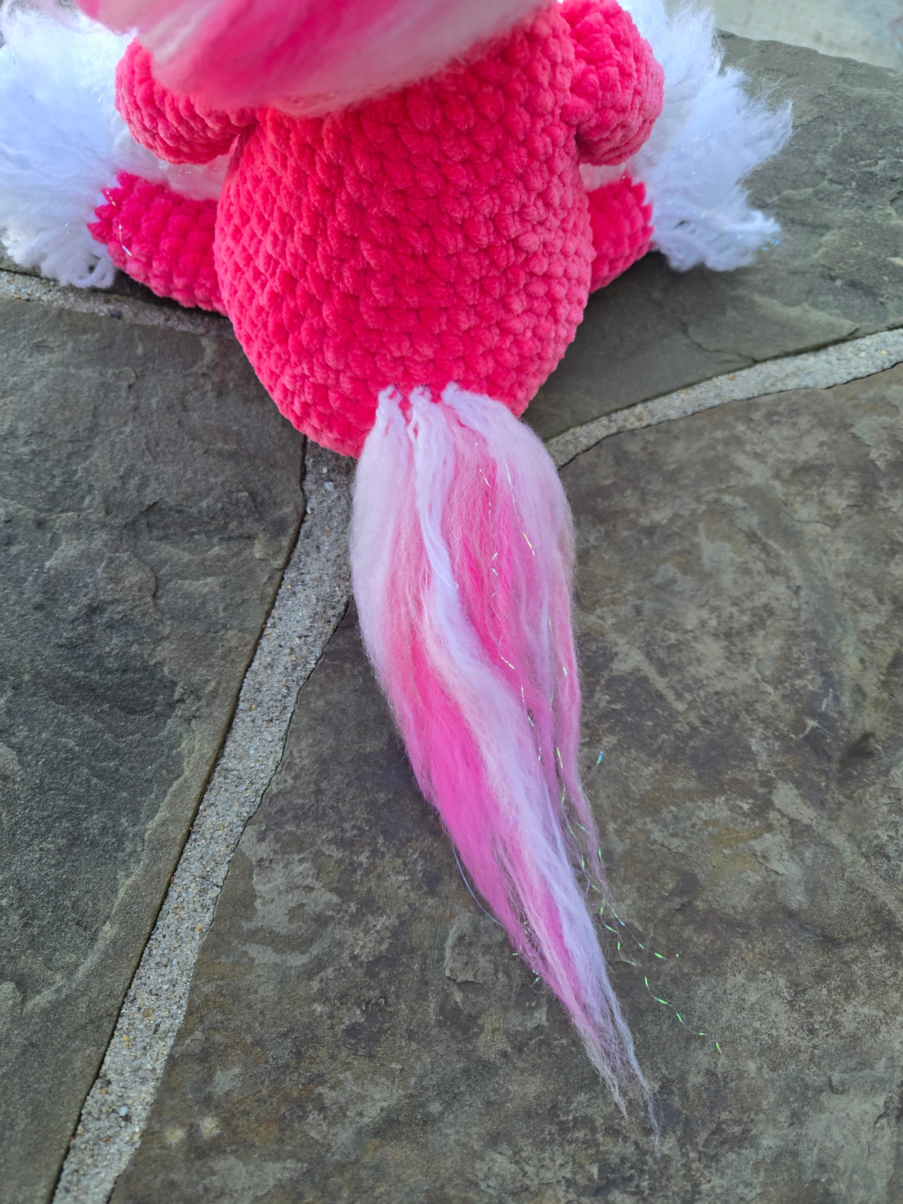 Custom Crochet Horse Plush Handmade Stuffed Animal Choose Colors Sizes Personalized Horse Toy Gift.