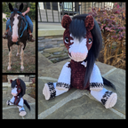 Custom Crochet Horse Plush From Your Photo | Handmade Equestrian Gift | Personalized Amigurumi Keepsake.