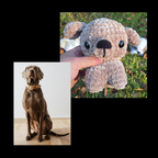 Crochet Dog Plush Toy: Customizable Amigurumi Puppy, Floppy or Pointed Ears