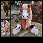 Custom Crochet Horse Plush From Your Photo | Handmade Equestrian Gift | Personalized Amigurumi Keepsake