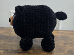 Handmade Crochet Bear Plush Toy: Amigurumi Teddy, Woodland Decor.