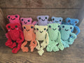 Crochet Leggy Frog Plush: Handmade Amigurumi Stuffed Animal Toy – Soft Chenille Yarn Frog Buddy.