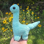 Crochet Long Neck Dinosaur Plush Toy – Amigurumi Brontosaurus Stuffed Animal