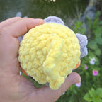 Crochet Cockatiel Plushie: Handmade Soft Bird Stuffed Animal.