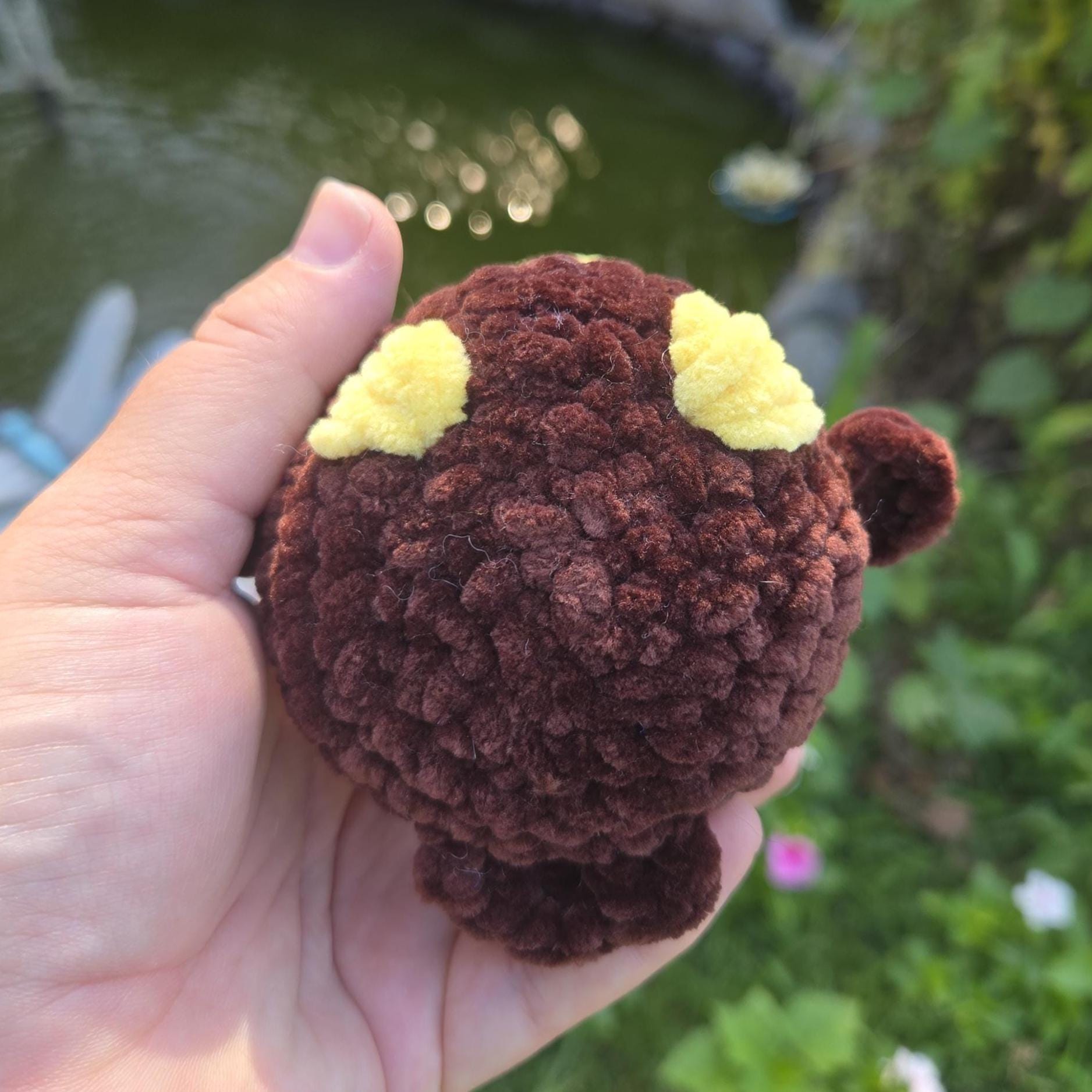 Crochet Mallard Duck Plush: Handmade Chenille Amigurumi Bird Toy (5-7 inches)