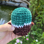 Crochet Mallard Duck Plush: Handmade Chenille Amigurumi Bird Toy (5-7 inches)