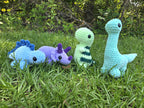 Crochet T-Rex Plush Toy: Soft Chenille Amigurumi Dinosaur Stuffed Animal