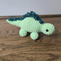 Crochet Stegosaurus Plush Toy: Handmade Amigurumi Dinosaur Stuffed Animal