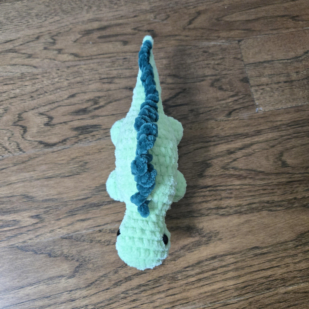 Crochet Stegosaurus Plush Toy: Handmade Amigurumi Dinosaur Stuffed Animal