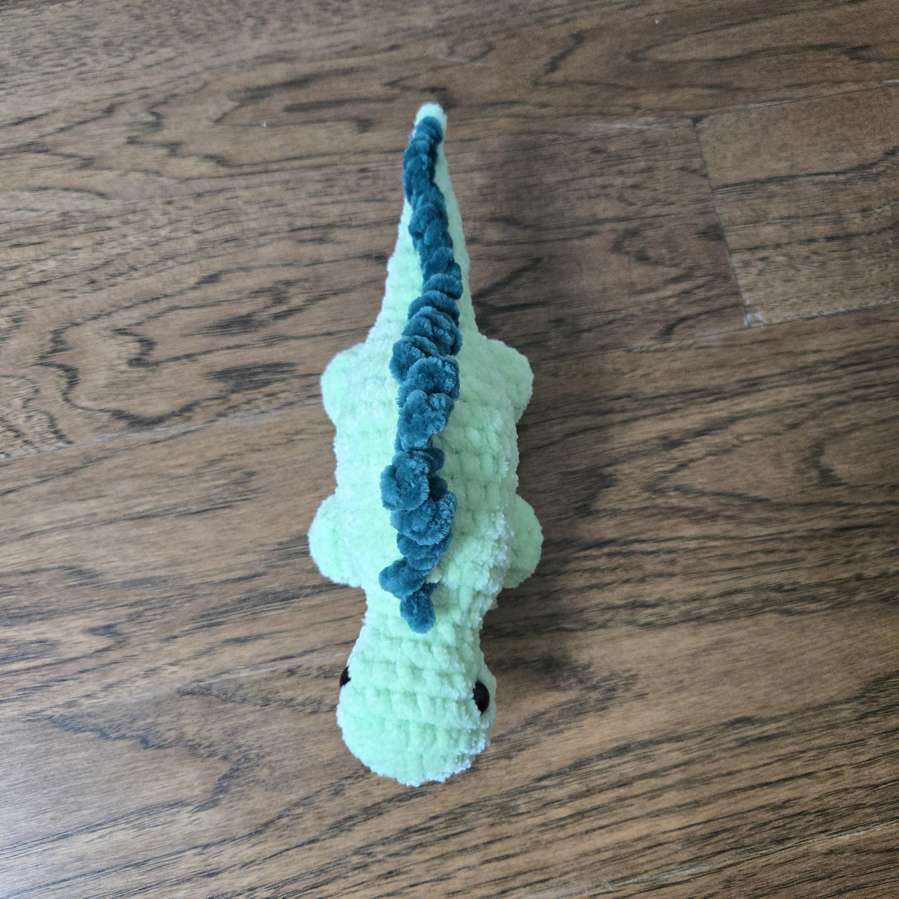 Crochet Stegosaurus Plush Toy: Handmade Amigurumi Dinosaur Stuffed Animal