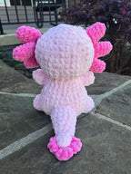 Large Custom Axolotl Plush - Soft Weighted Sensory Toy