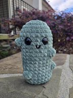 Weighted Crochet Pickle Plush - Emotional Support Desk Buddy