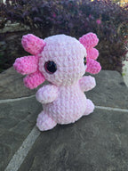 Large Custom Axolotl Plush - Soft Weighted Sensory Toy
