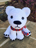 Large Crochet Polar Bear - Soft Handmade Winter Gift.