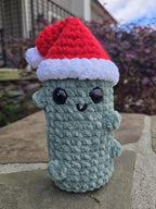 Weighted Santa Pickle Plush - Funny Christmas Desk Buddy