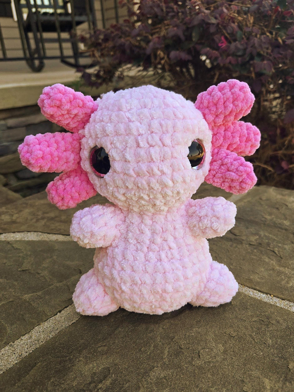 Large Custom Axolotl Plush - Soft Weighted Sensory Toy