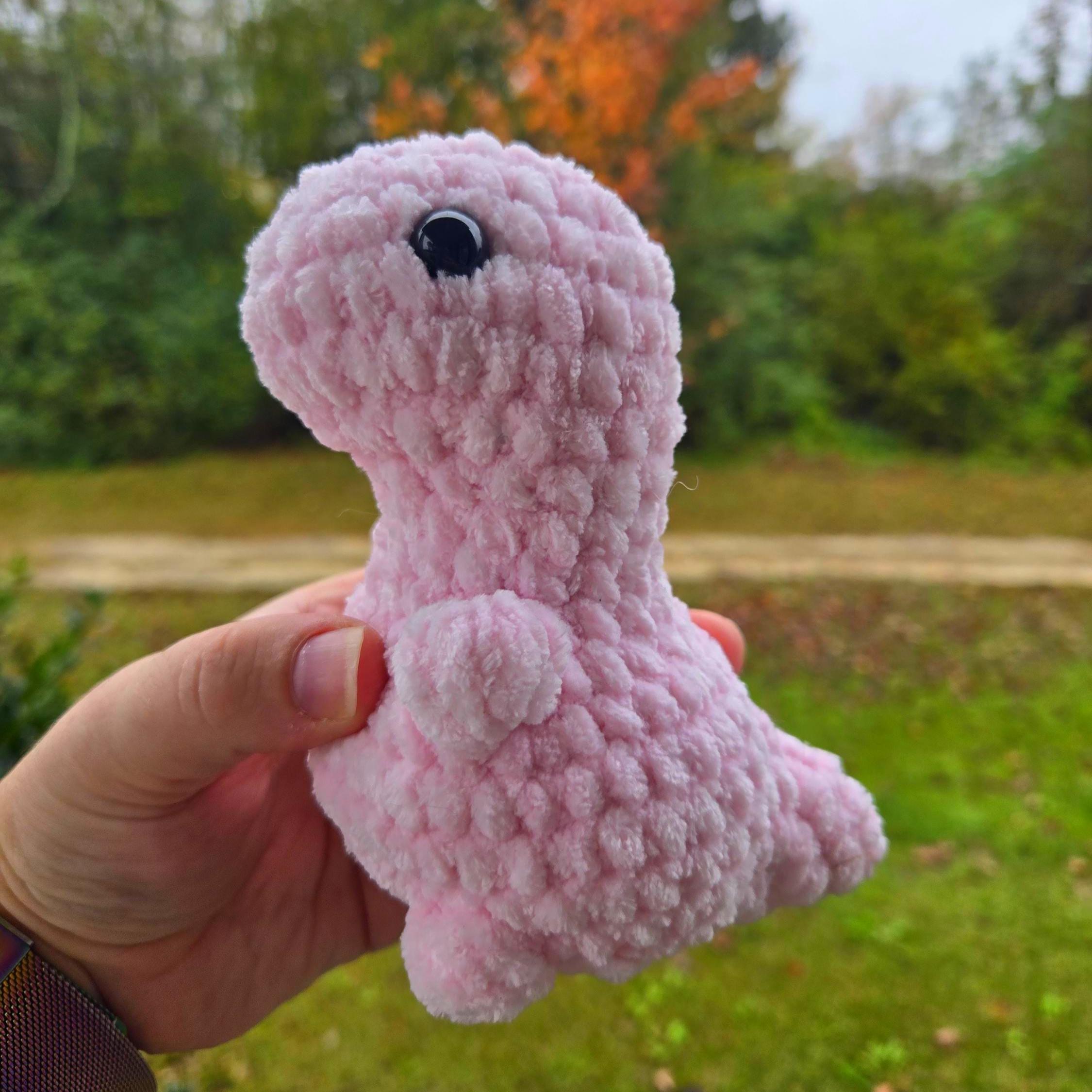 Weighted Mini T-Rex Plush - Custom Handmade Dinosaur
