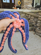 Handmade Large Custom Crochet Octopus - Pick Your Own Colors.
