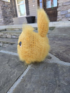 Fluffy Cat Loaf Amigurumi: Handmade Crochet Stuffed Animal Toy, Acrylic Yarn Cat Lover Gift.