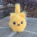 Fluffy Cat Loaf Amigurumi: Handmade Crochet Stuffed Animal Toy, Acrylic Yarn Cat Lover Gift.