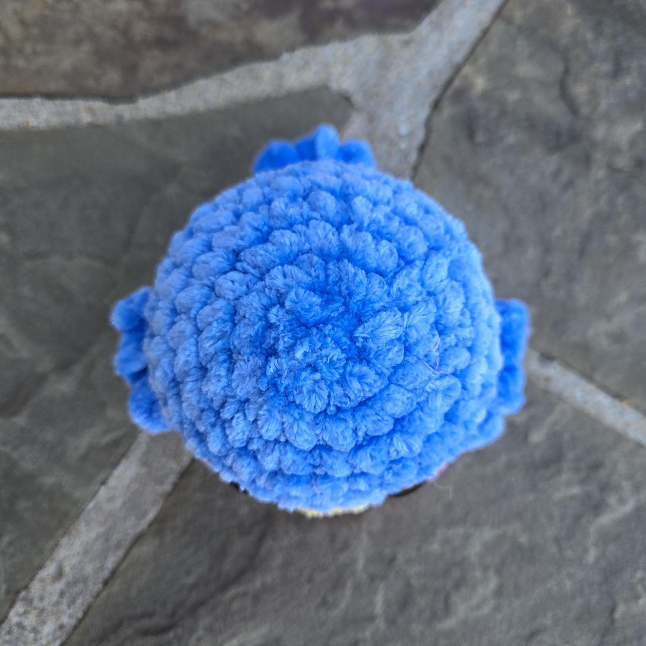 Crochet Bluebird Plush Toy: Handmade Amigurumi Bird, Nature Decor, Stuffed Animal.
