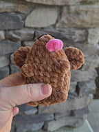 Custom Crochet Dog Plush, Pocket Pup Amigurumi Stuffed Animal, Breed Colors Handmade Toy