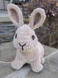 Realistic Crochet Bunny Plush Stuffed Animal Soft Rabbit Toy Handmade Kawaii Easter Gift Amigurumi