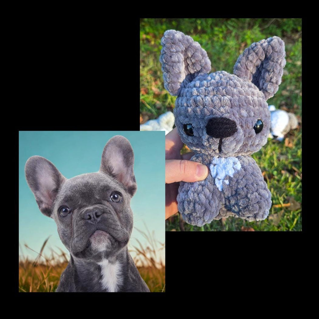 Crochet Dog Plush Toy: Customizable Amigurumi Puppy, Floppy or Pointed Ears