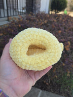 Crocheted Chicken Plush with Eggs – Interactive Farm Toy, Nursery Decor.