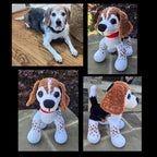 Custom Crochet Dog Plush - Personalized Pet Memorial, Handmade Puppy from Photo.