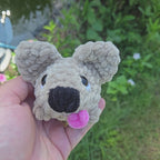 Custom Crochet Dog Plush, Pocket Pup Amigurumi Stuffed Animal, Breed Colors Handmade Toy